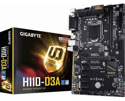 Gigabyte GA-H110M-D3A 2xDDR4 Soc-1151 Intel H110 m