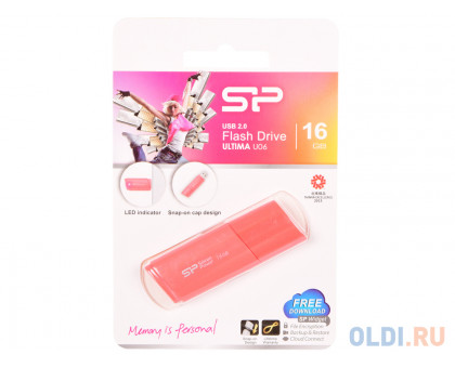 16Gb USB Silicon Power Ultima U06 Pink