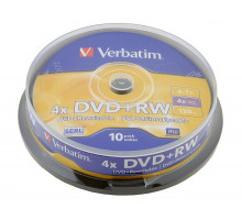 Verbatim DVD-RW 4x Cake Box