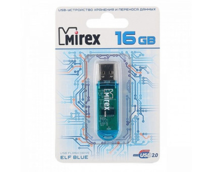 16Gb USB Mirex ELF Blue