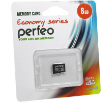 8GB MicroSD Perfeo (Class 4) без адаптера