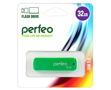 32Gb USB Perfeo C05 green