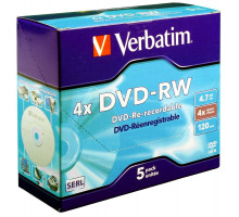 Verbatim DVD-RW  4.7 4x Jawel case