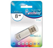 8GB USB Smart Buy  V-Cut Silver