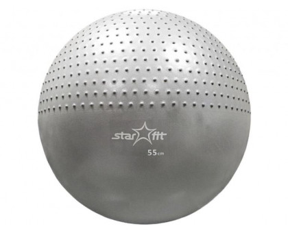 Мяч гимнастич полумассажн STARFIT GB-201 55см серы