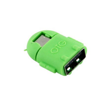 переходник OTG micro ( Андройд) зеленый