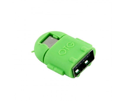 переходник OTG micro ( Андройд) зеленый