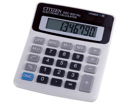 Калькулятор Citizen SDC-8001NII 8разр.бел