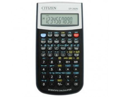 Калькулятор Citizen SR-260 12раз черный науч.