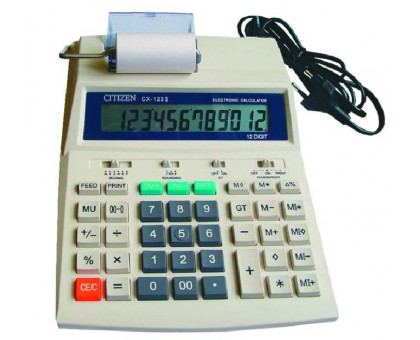 Калькулятор Citizen CX-123A (с термолентой)