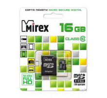4GB MicroSD Mirex (Class10 ) с адаптером