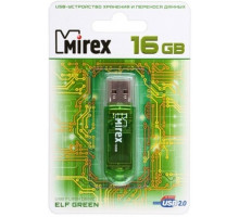 16Gb USB Mirex ELF зеленая