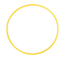 Обруч диаметр 90 см цвет желтый