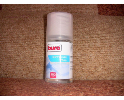Набор BURO для очистки пластика, гель200мл+ салф.