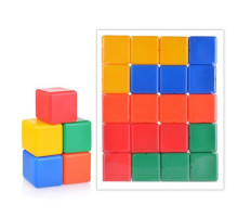 Набор цветных кубиков (20шт, 60*60) 1200606