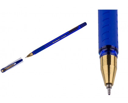 Ручка шар Berlingo "xGold" синяя 0.7мм, игольчат 0
