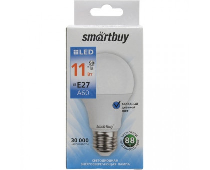 Лампа светодиодная Smartbuy  11Вт Е27 дневной свет
