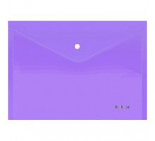 Папка на кнопке А4 Berlingo фиолетовая