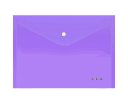 Папка на кнопке А4 Berlingo фиолетовая