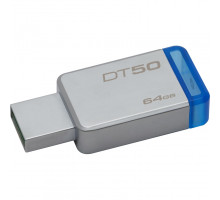 64GB USB 3.0 Kingston DT50 Metal\Blue