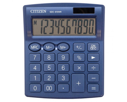 Калькулятор Citizen SDC-810 темно-синий 250529