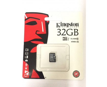 32Gb microSD Kingston class10 без адаптера
