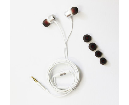 Наушники Hoco earphone M31 серебро
