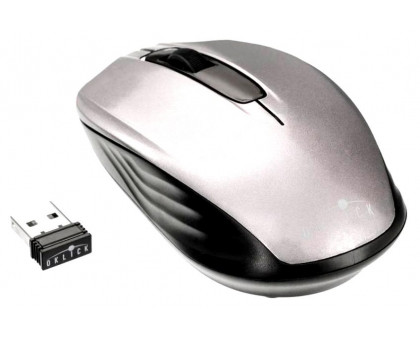 Мышь беспроводная Oklick 475MW  USB черн/син