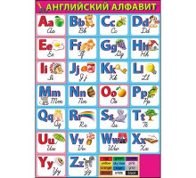 Плакат А5  Английский алфавит(10шт)