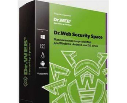 ПО Dr.Web Security Space  на 1г, на 3пк