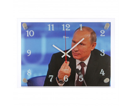 Часы настенные "Путин" 25*35см 2267947