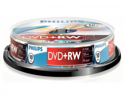 Philips DVD+RW 4.7GB 4x slim box