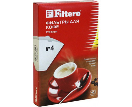Фильтры бумажные Filtero для кофе №2\40