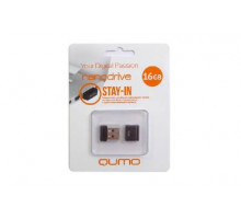 8GB USB 2.0 Qumo Nano Drive Black