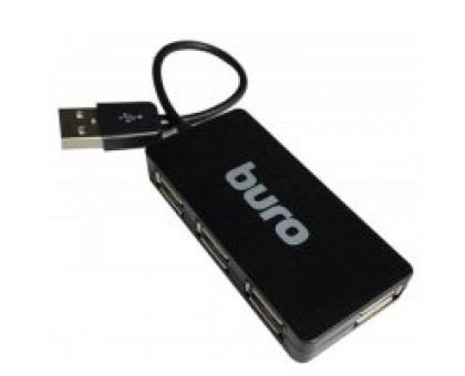 Разветвитель USB 2.0 4порта Buro BU-HUB4-U2,0