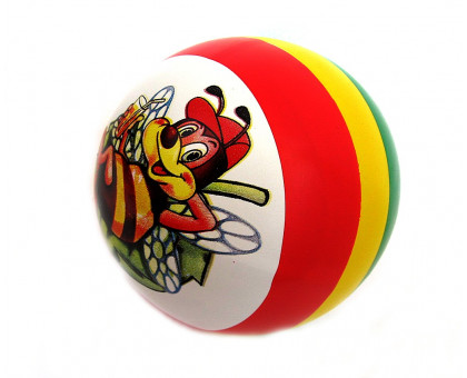 Мяч с рисунком микс д/150мм резиновый