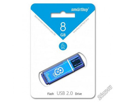 8Gb USB Smart Buy  Glossy зеленая 512179