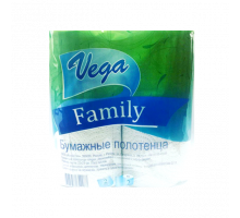 Полотенце
бумажное
Vega Family,
Россия