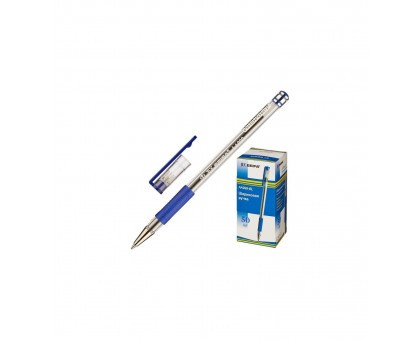 Ручка BEIFA АА999 синяя с манжетой шар