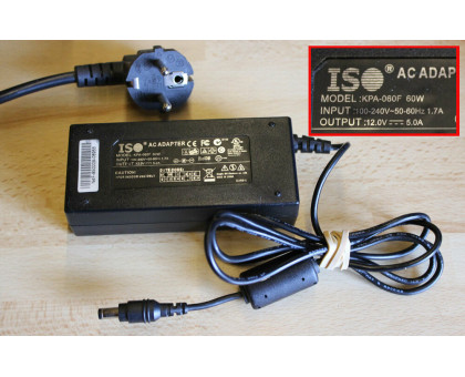 Адаптер питания Adapter For ISO Model: KPA-060F 60