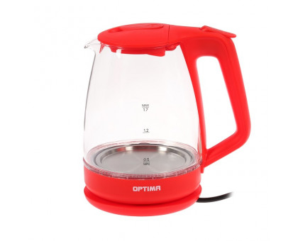Чайник OPTIMA EK-1718G красный