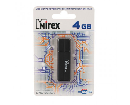 4Gb USB Mirex Line black